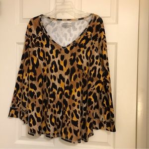 Westbound XXL Animal Print Top
